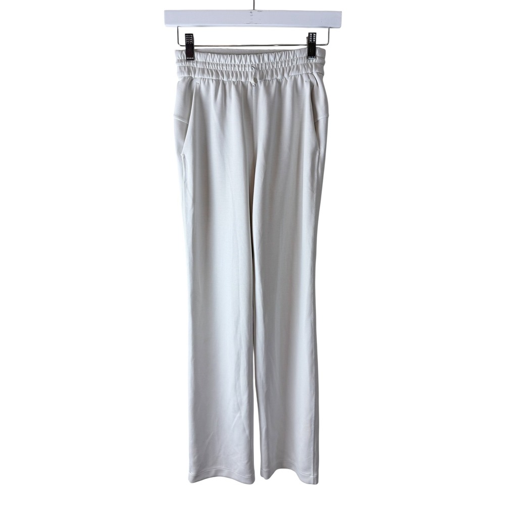 Lululemon Softstreme High-Rise Straight-Leg Pant Bone White LW5EGTS Size 0